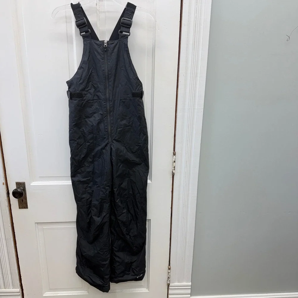Columbia Snowslope II Youth Large Black Insulated Snow Bibs Outgrown Ski Pants